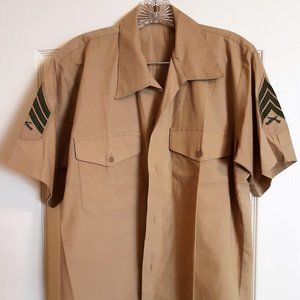 Marine Corp Shirt with Sergeant Stripes